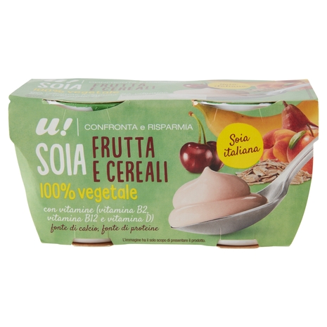 Yogurt di Soia con Frutta e Cereali, 250 g
